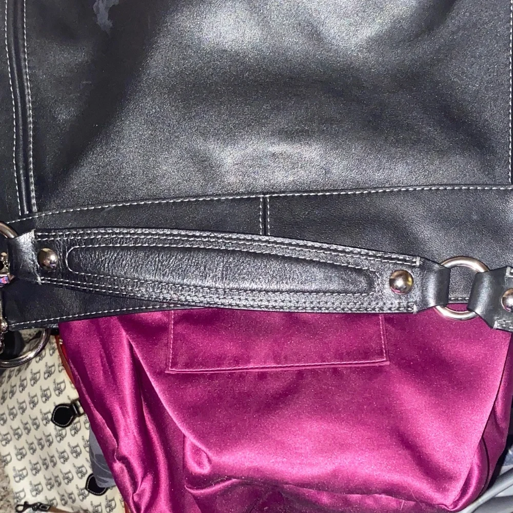 Coach Carly Hobo  Leather Shoulder Bag Euc 12669 - Picture 8 of 11